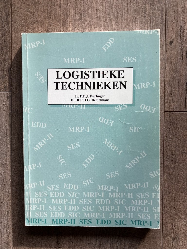 Logistieke technieken, Ophalen of Verzenden, Zo goed als nieuw, Management