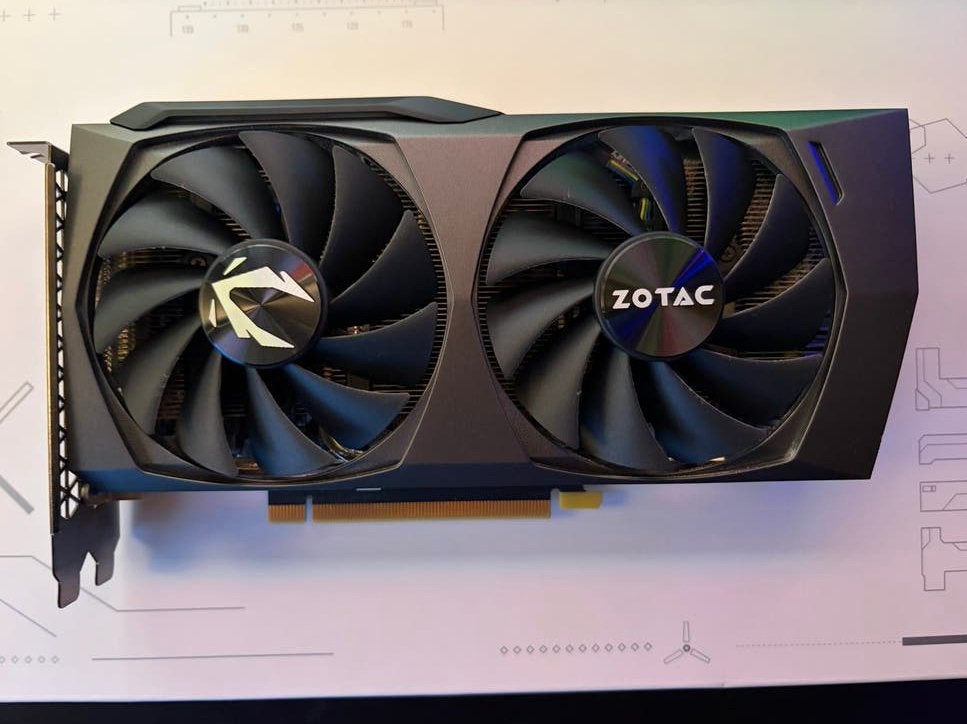 Zotac Gaming Geforce RTX 3060 Ti Twin Edge - 8GB GDDR6, Gebruikt, HDMI, GDDR6, PCI-Express 4