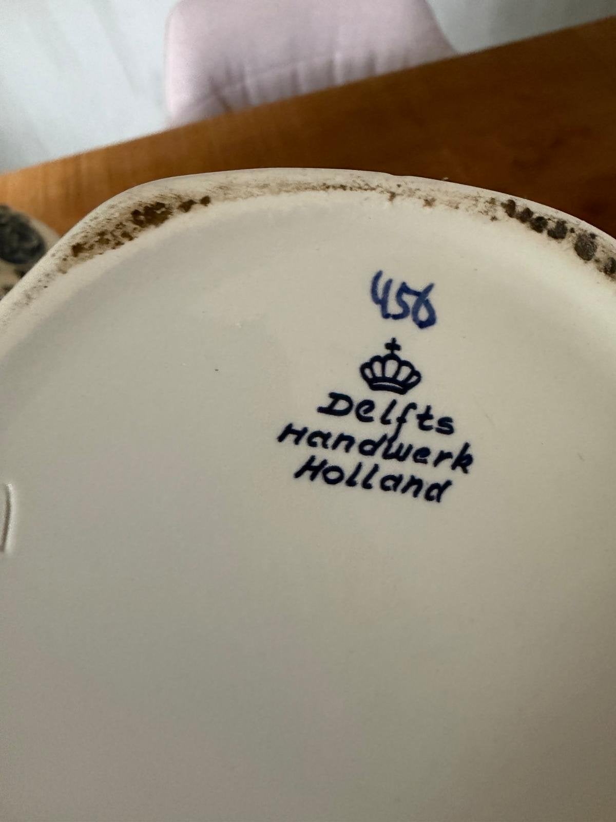 Prachtige Delfts Handwerk Holland Vaas en Pot Set, Antiek en Kunst, Ophalen