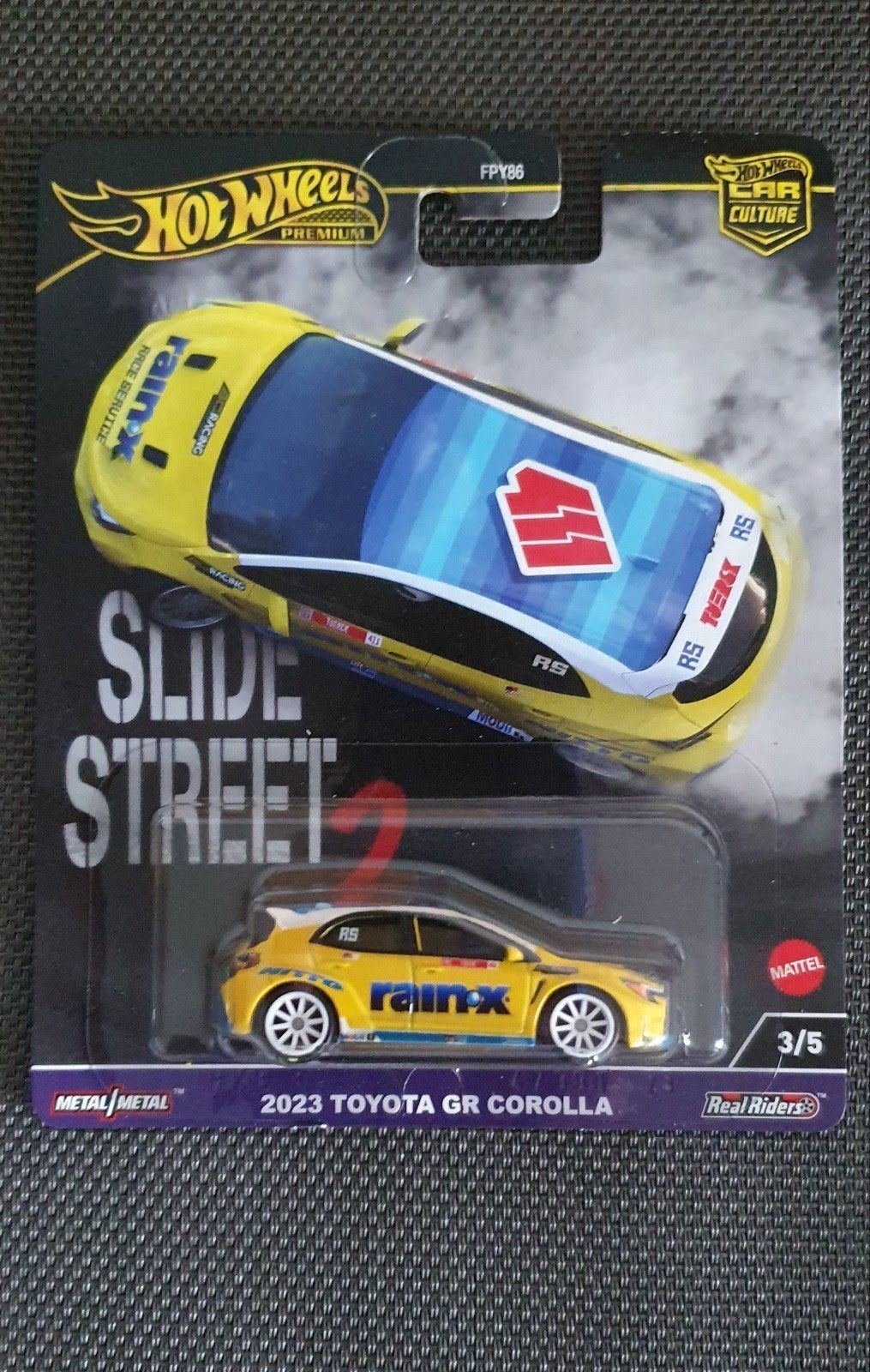 Hot Wheels Premium 2023 Toyota GR Corolla - Slide Street, Hobby en Vrije tijd, Modelauto's | Overige schalen, Ophalen of Verzenden