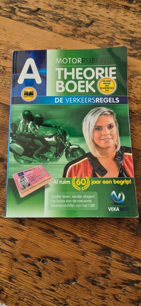 Motorrijbewijs Theorieboek A - CBR Examen 2026, Ophalen, Nieuw, Overige niveaus, VEKABEST