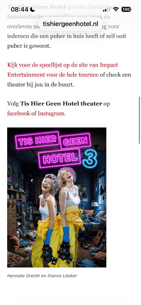 ‘T is hier geen hotel, Twee personen, Maart