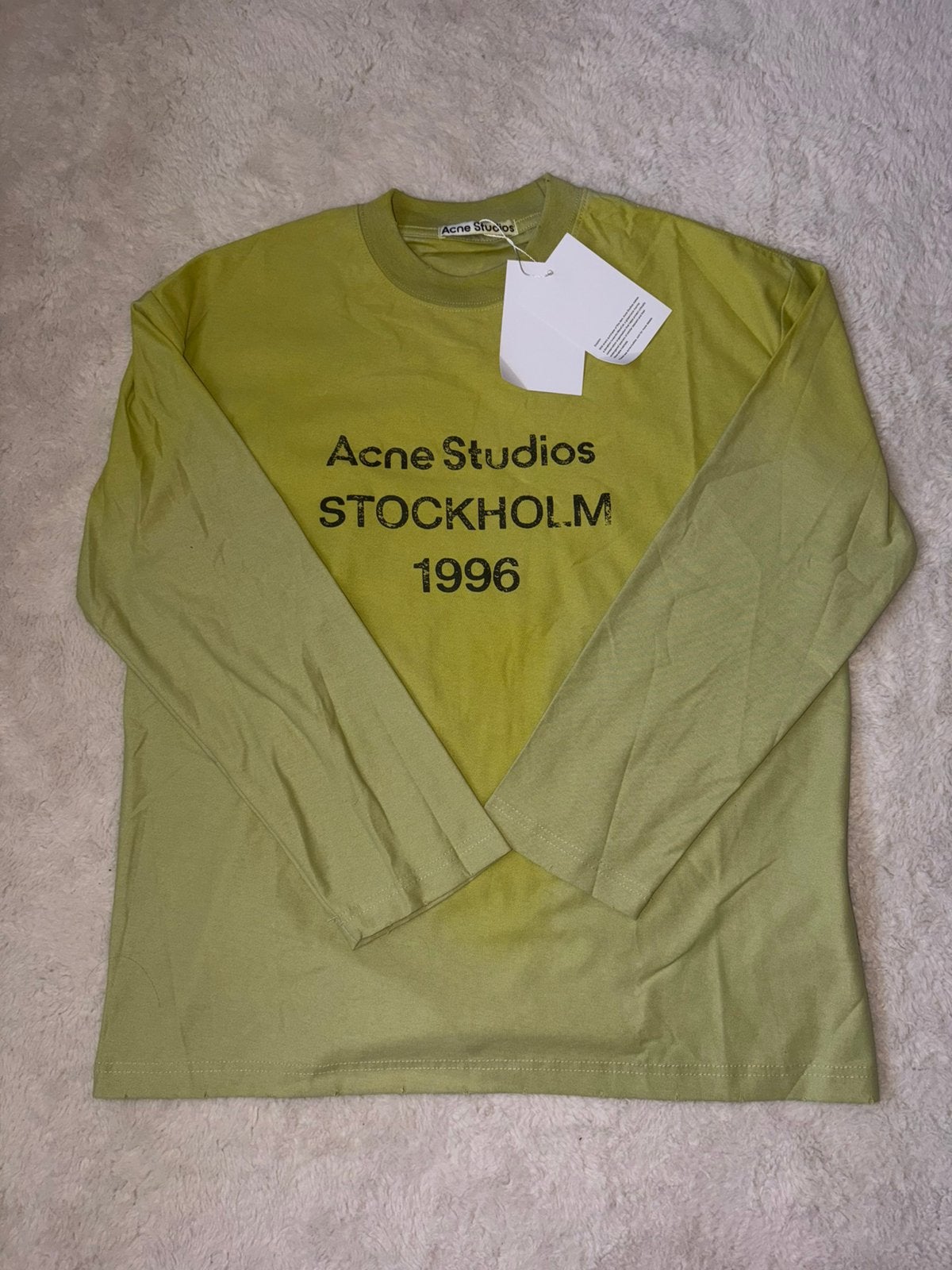 Acne studios longsleeve, Kleding | Heren, Truien en Vesten, Verzenden, Nieuw, Maat 46 (S) of kleiner, Groen