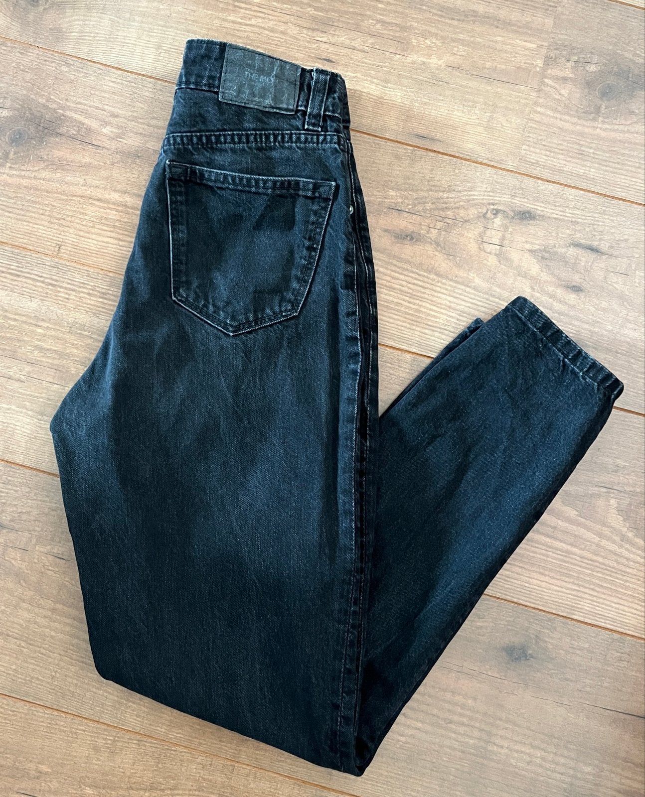 Bershka Olivia zwarte mom jeans - Maat  34) XS, Ophalen of Verzenden, Zo goed als nieuw, Zwart, W27 (confectie 34) of kleiner