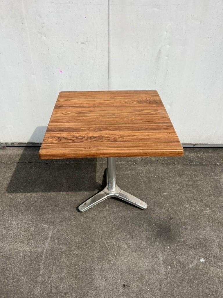 3 stuks nette horeca bistro terrastafels 70x70 cm outdoor, Tuin en Terras, Tuinmeubel-accessoires, Ophalen, Gebruikt