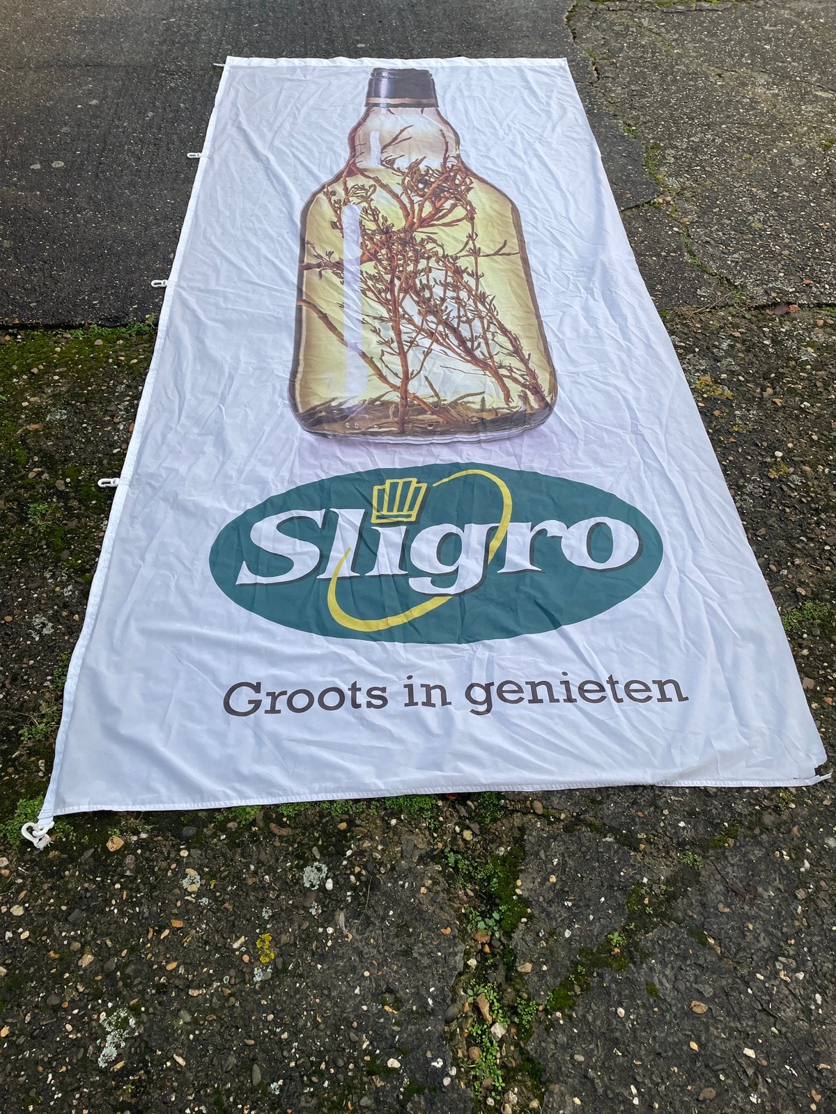(RECLAME) BANIER / VLAG, Ophalen, Zo goed als nieuw
