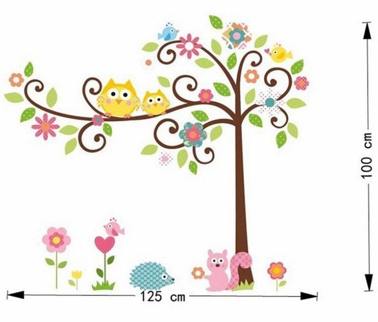 Schattige muursticker, Kinderen en Baby's, Kinderkamer | Inrichting en Decoratie, Ophalen of Verzenden, Wanddecoratie