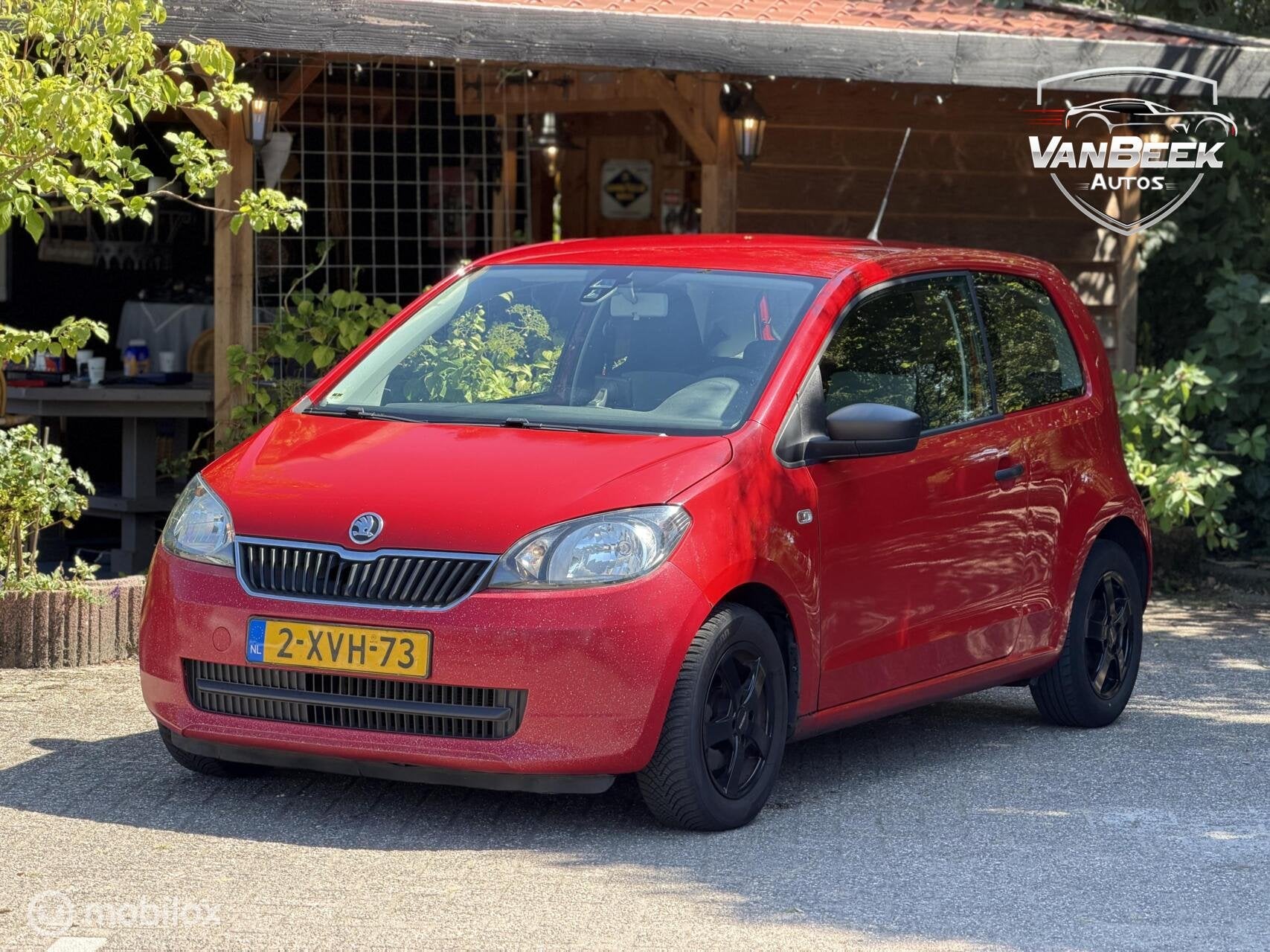 Skoda Citigo 1.0 Elegance Airco Navi Cruise, Voorwielaandrijving, Euro 5, Gebruikt, 840 kg
