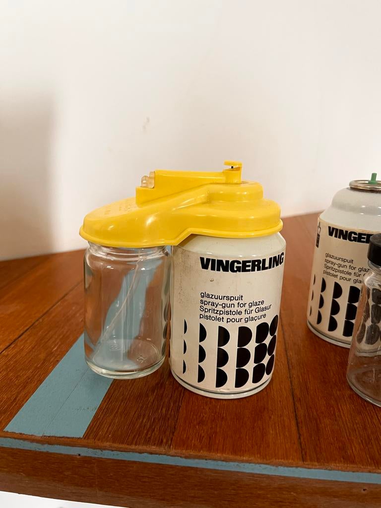Vingerling Glazuurspuit - Vintage Spray-Gun voor Glazuur, Ophalen of Verzenden, Gebruikt