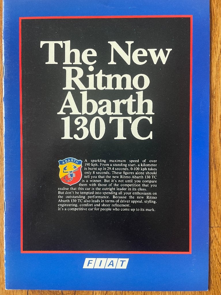 Fiat Ritmo Abarth 130TC, Nieuw, Ophalen of Verzenden, Overige merken, Fiat
