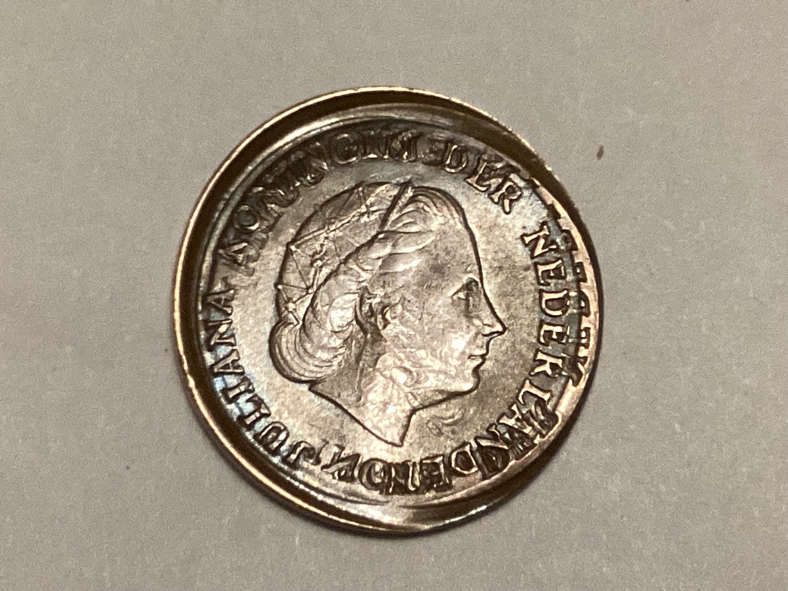 Nederland 1 cent Misdruk, Ophalen of Verzenden, Overige landen