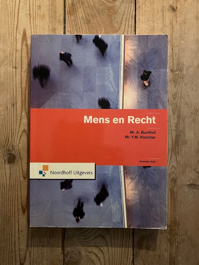 Mens en Recht, Zo goed als nieuw, Noordhoff Uitgevers, Alpha, HBO