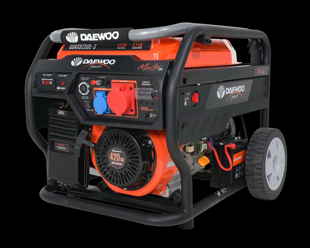 GDAX9250E Benzine Generator, Ophalen, Minder dan 5 kVA, Benzine