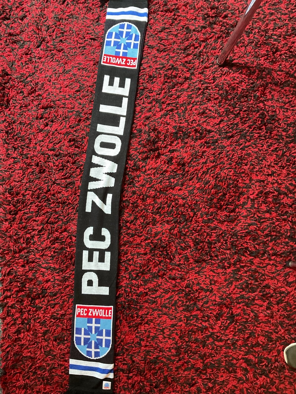 PEC Zwolle Sjaal - Voetbal Fan Sjaal, Verzamelen, Sportartikelen en Voetbal, Ophalen, Zo goed als nieuw, Overige binnenlandse clubs