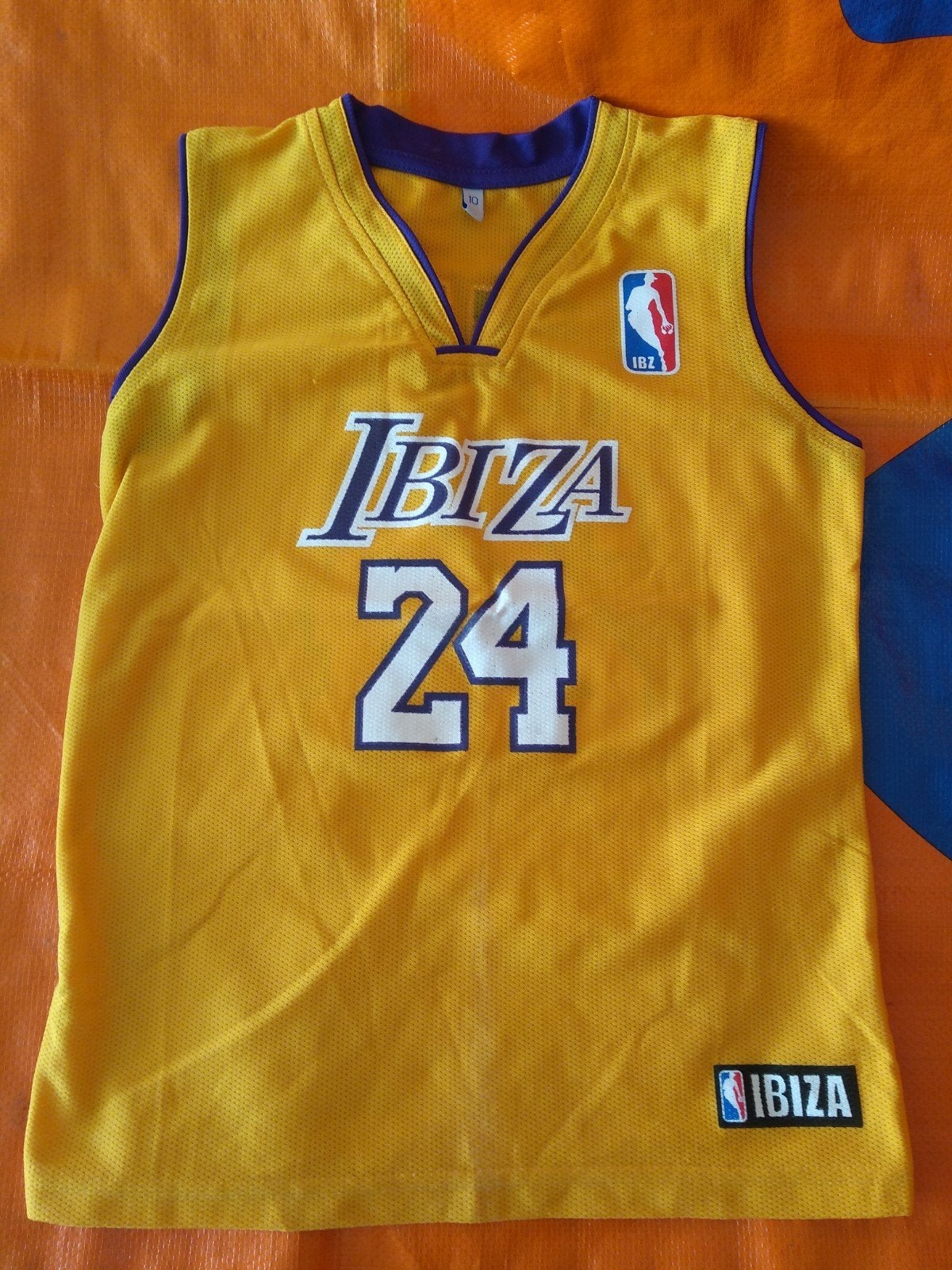 Lakers Ibiza Kobe jersey, size 10 jaar, Ophalen of Verzenden, Zo goed als nieuw, Jongen of Meisje, Sport- of Zwemkleding