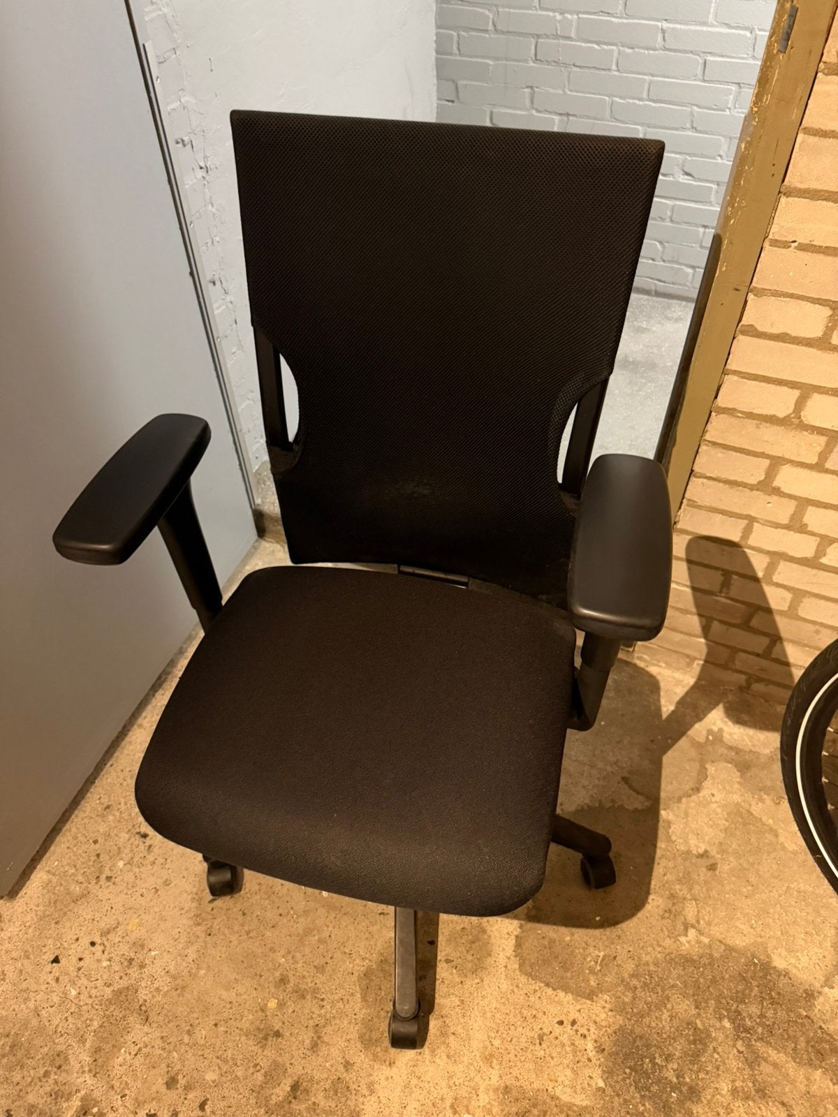 Bureaustoel, Ophalen, Zo goed als nieuw, Zwart