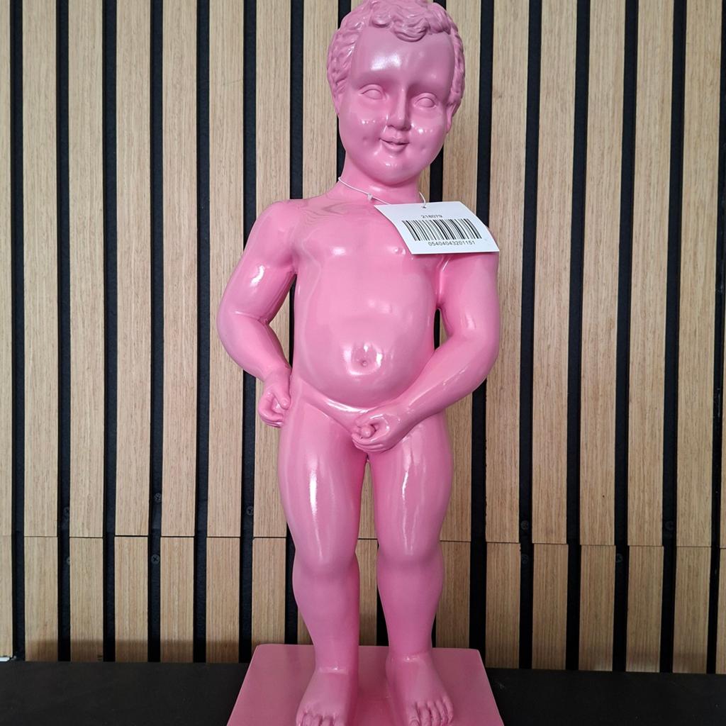 Roze manneken pis 45 cm hoog, Ophalen, Nieuw, Dier