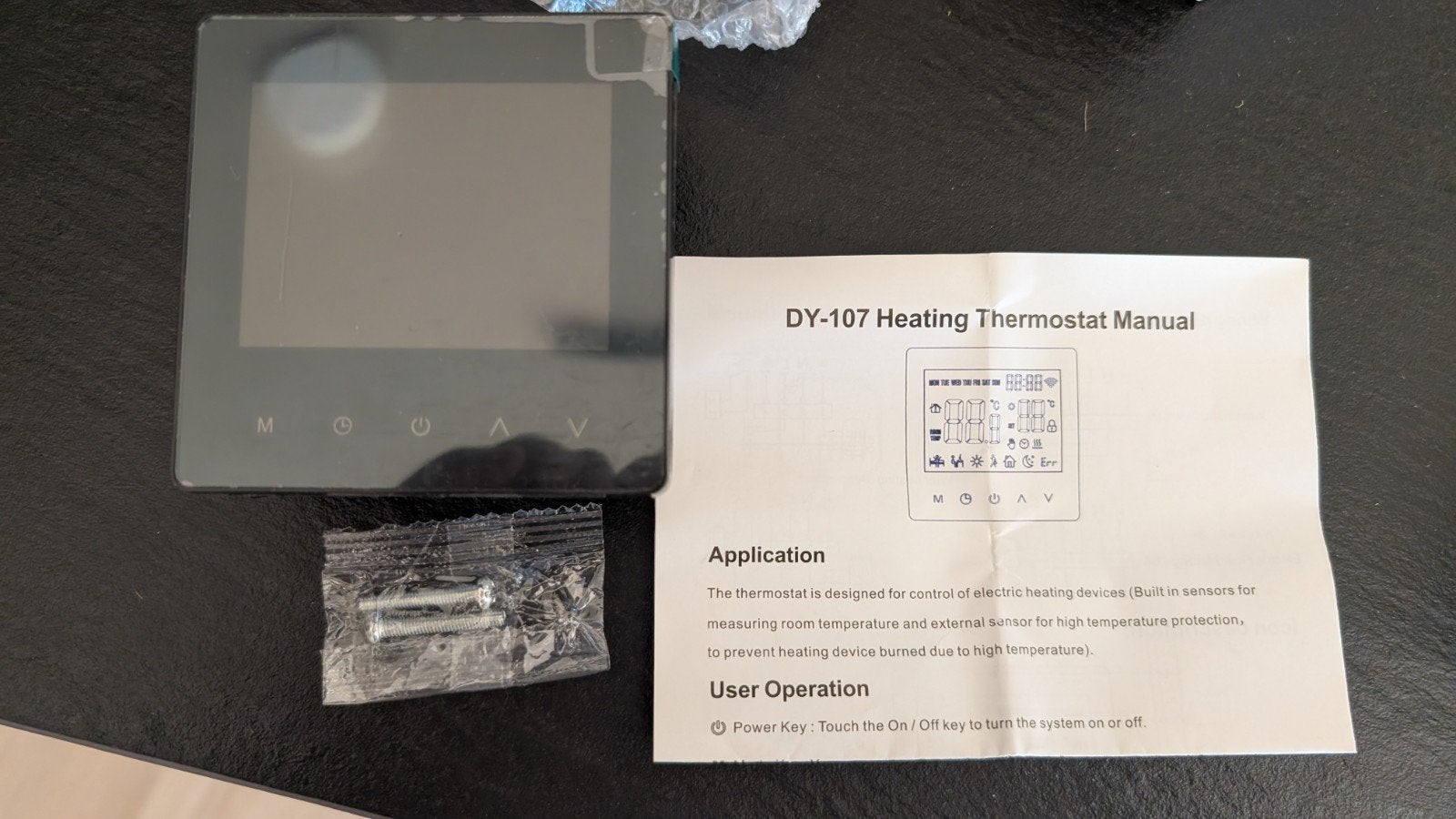 DY-107 Verwarmingsthermostaat - Nieuw in doos, Ophalen of Verzenden, Slimme thermostaat, Nieuw