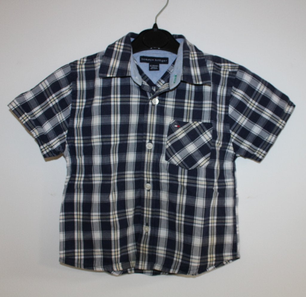 Overhemd van Tommy Hilfiger 18/24m, Gebruikt, Ophalen of Verzenden, Tommy Hilfiger, Overhemdje of Bloesje