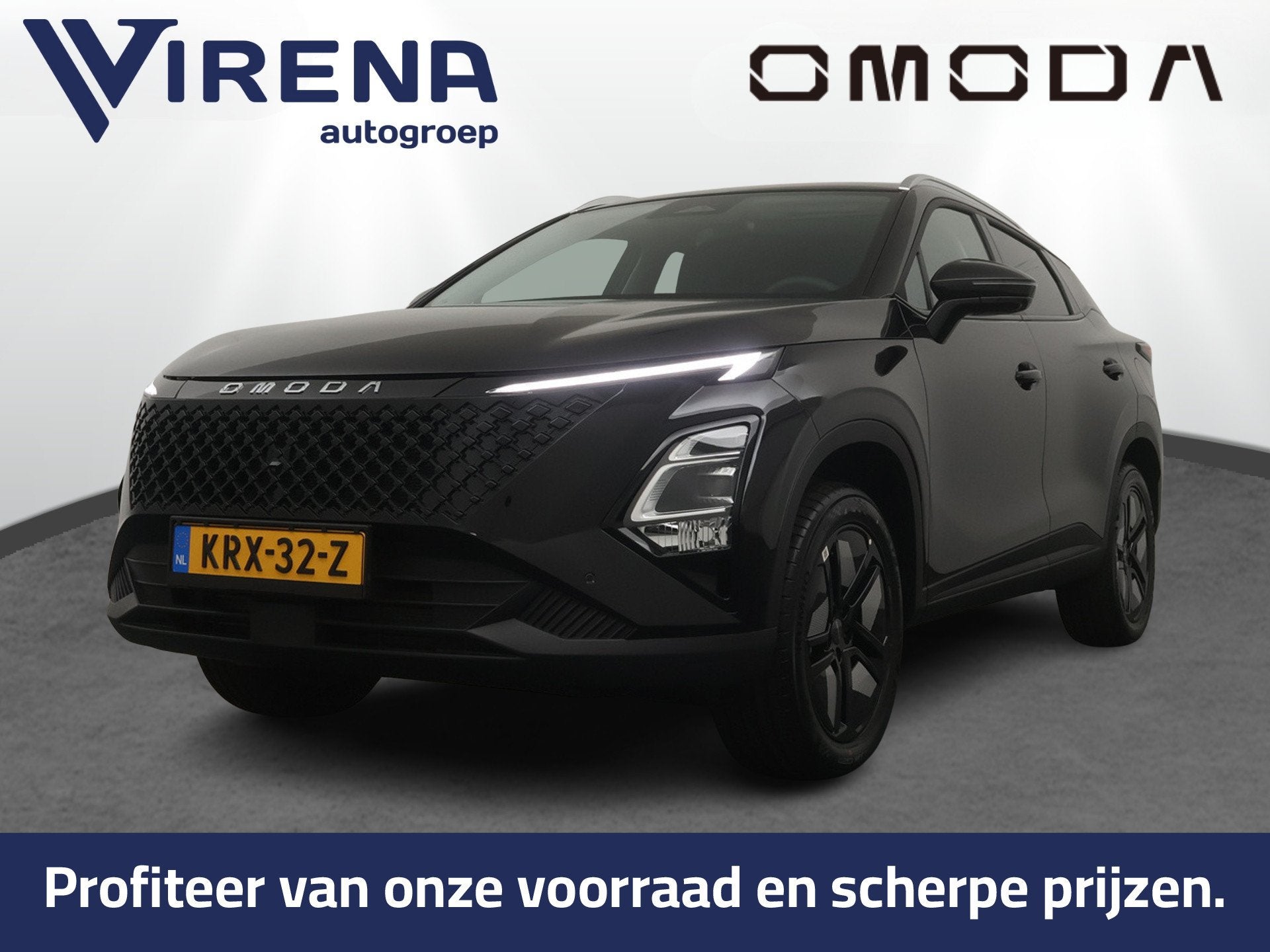 Omoda 5 1.6 T-GDi SHS-H Comfort - FULL OPTIONS - Stoelverkoe, 4 cilinders, Zwart, Hybride Elektrisch/Benzine, SUV of Terreinwagen