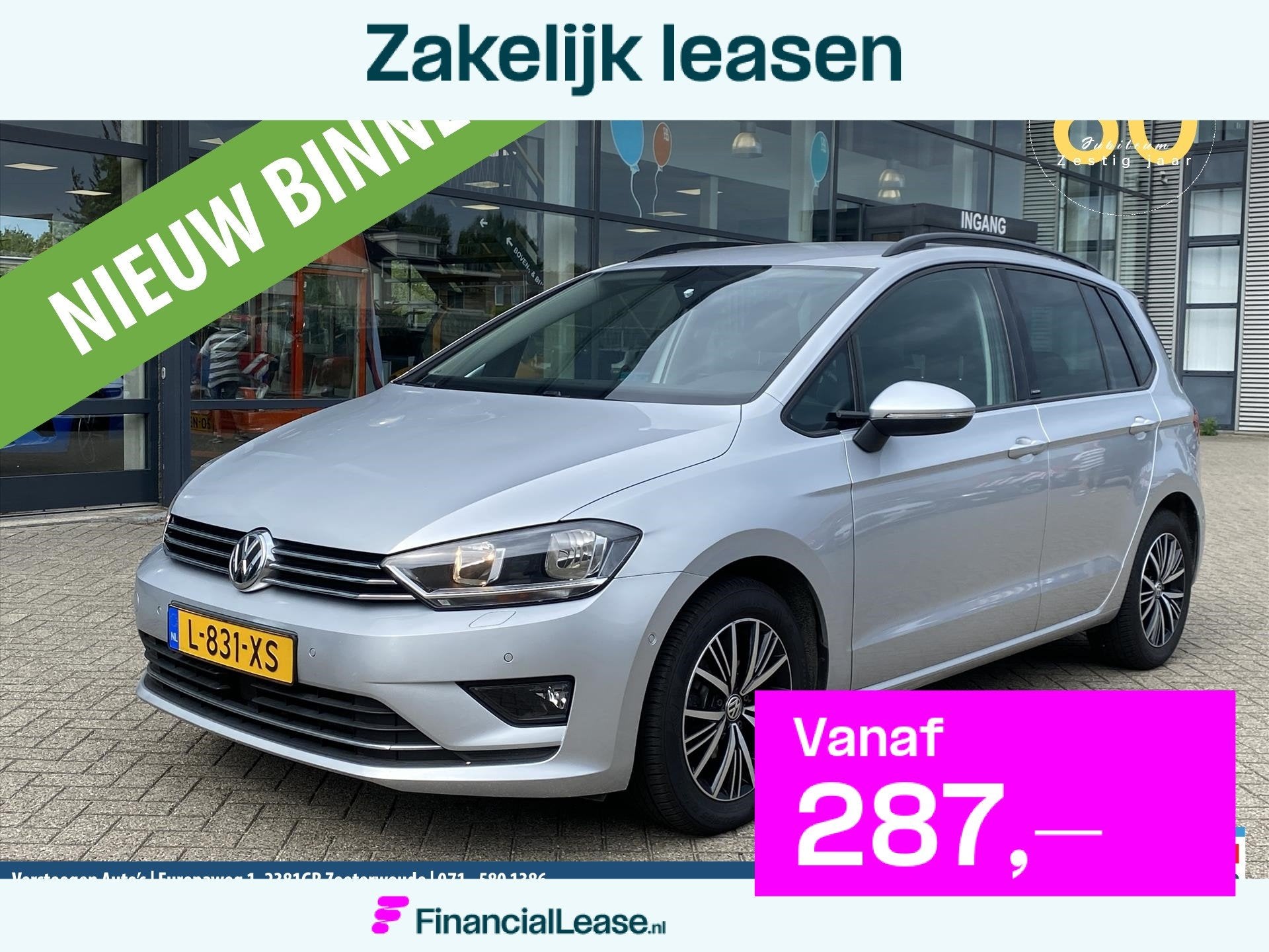 VOLKSWAGEN Golf Sportsvan 1.2 TSI 110PK Business Edition, Stof, Gebruikt, 4 cilinders, Met garantie (alle)