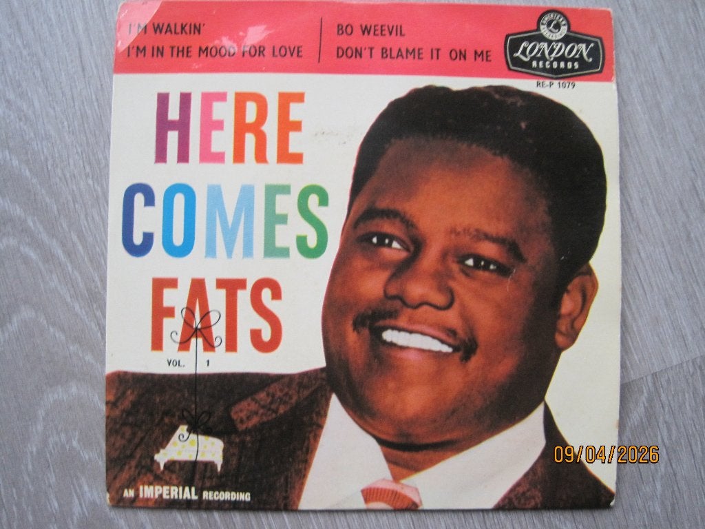 Fats Domino   -   Here comes Fats, EP, Overige genres, 7 inch, Ophalen of Verzenden