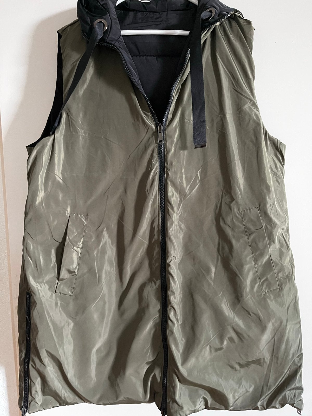 Omkeerbaar bodywarmer groen/zwart maat xxxlM, Kleding | Dames, Ophalen of Verzenden, Zo goed als nieuw, Maat 46/48 (XL) of groter