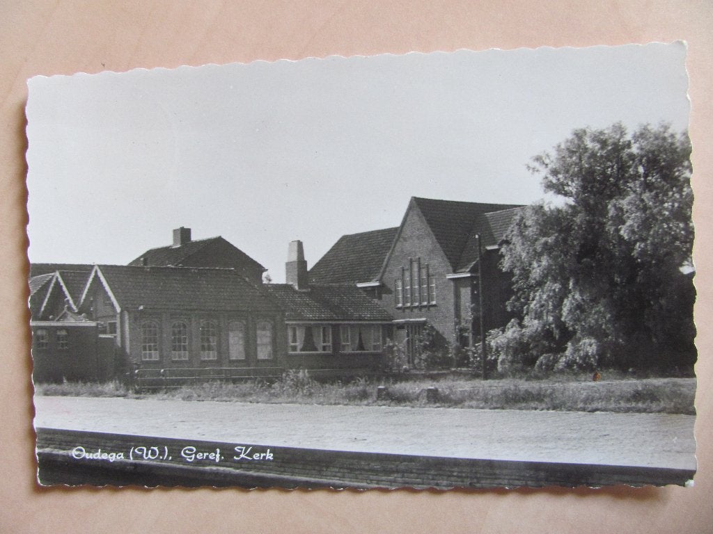 Oudega, Ophalen of Verzenden, 1960 tot 1980, Gelopen, Friesland