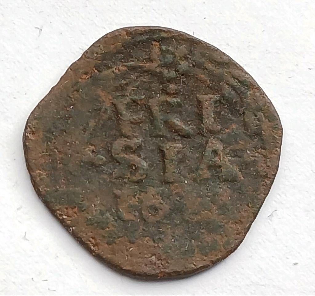 1 Duit 1621 Frisia Oude Antieke Munt Friesland Nederland, Postzegels en Munten, Munten | Nederland, Ophalen of Verzenden, Vóór koninkrijk
