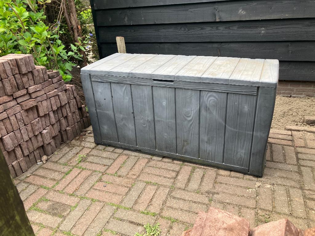 Keter Sherwood opbergbox, Tuin en Terras, Tuinmeubel-accessoires, Ophalen, Gebruikt