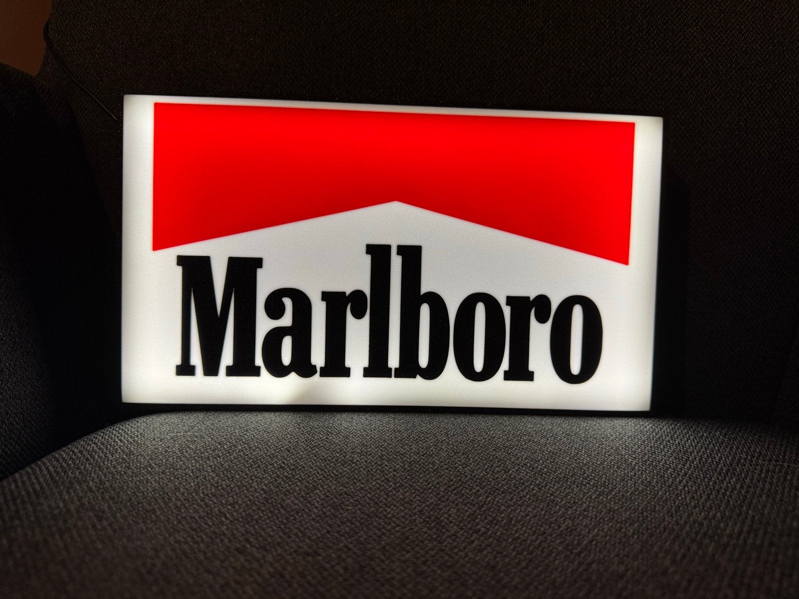 Marlboro LED Lichtbak - Unieke Decoratie, Huis en Inrichting, Met schakelaar, Overige merken, Kunststof, Verzenden