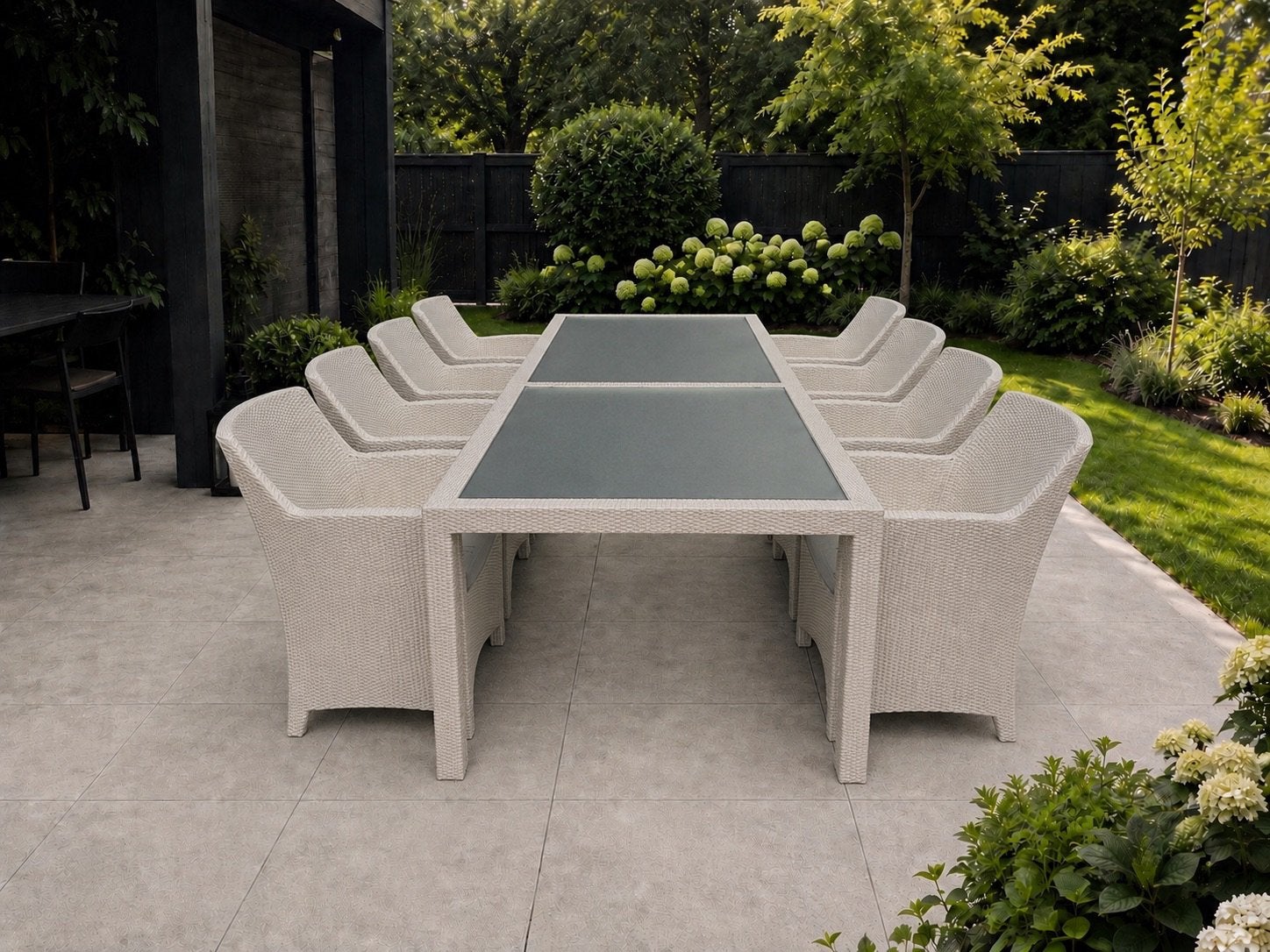 Dedon Barcelona Tuinset Loungeset, Tuin en Terras, Ophalen, Zo goed als nieuw, Aluminium