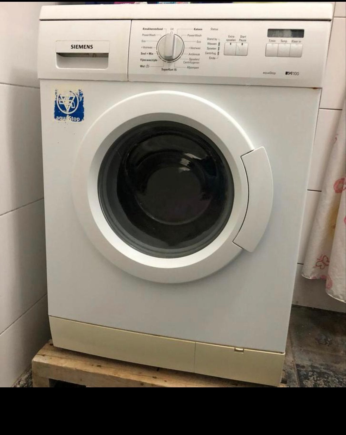 Siemens Wasmachine/6,KG(100% goed werkende), Ophalen, Zo goed als nieuw, 85 tot 90 cm, 1200 tot 1600 toeren
