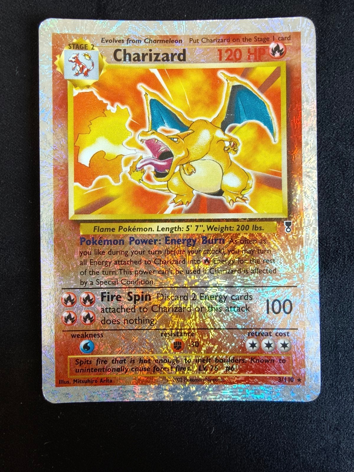 Legendary Collection Charizard 3/110 (reverse holo), Ophalen, Zo goed als nieuw