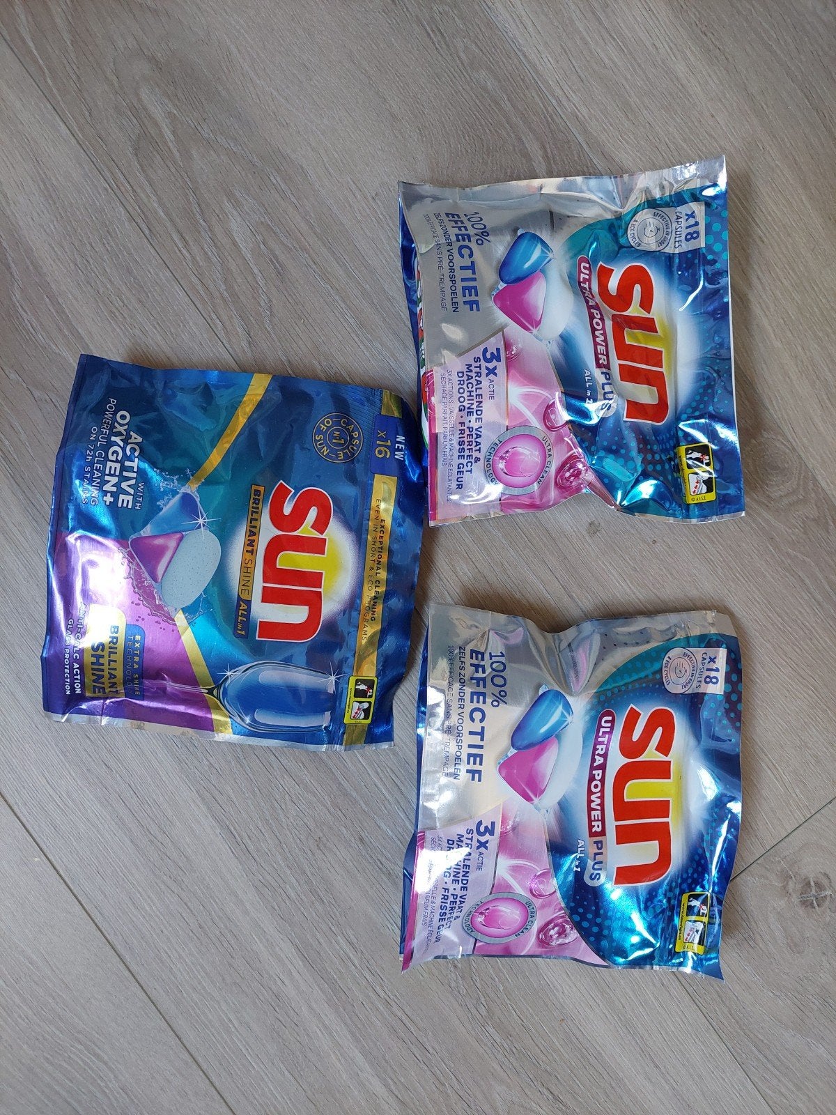 Sun Vaatwastabletten - 2x18st, 1x16st, Verzenden, Overige typen