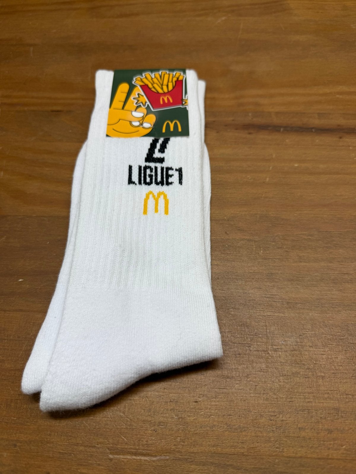 McDonald's Sokken - Uniek Design met Ligue 1 Logo, Kleding | Dames, Sokken en Kniesokken, Wit, Nieuw, Overige maten
