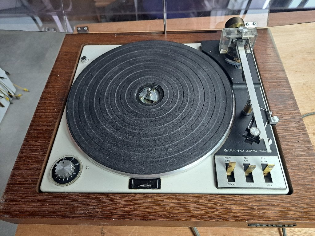 Garrard Zero 100S Platenspeler - Vintage Hifi, Overige merken, Gebruikt, Automatisch, Ophalen of Verzenden