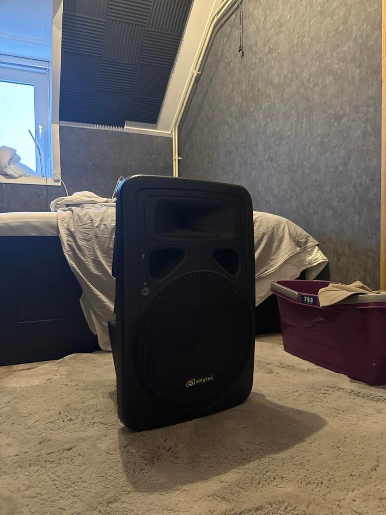Skytec luidspreker SPI200A, Audio, Tv en Foto, Luidsprekers, Gebruikt, Front, Rear of Stereo speakers, 120 watt of meer, Overige merken