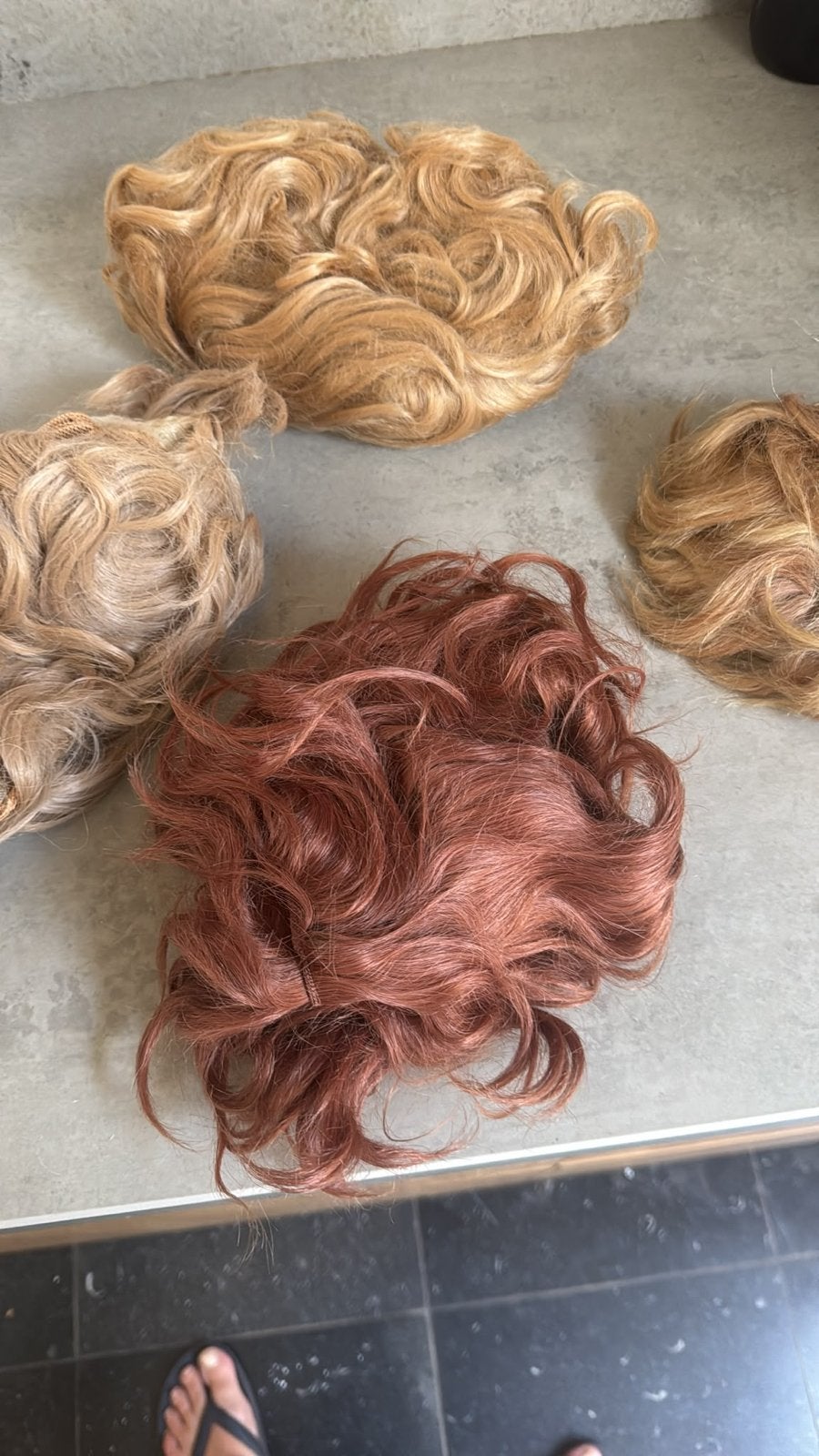 Haarverlengingen/Pruiken - Diverse kleuren en stijlen, Ophalen of Verzenden, Zo goed als nieuw, Pruik of Haarverlenging