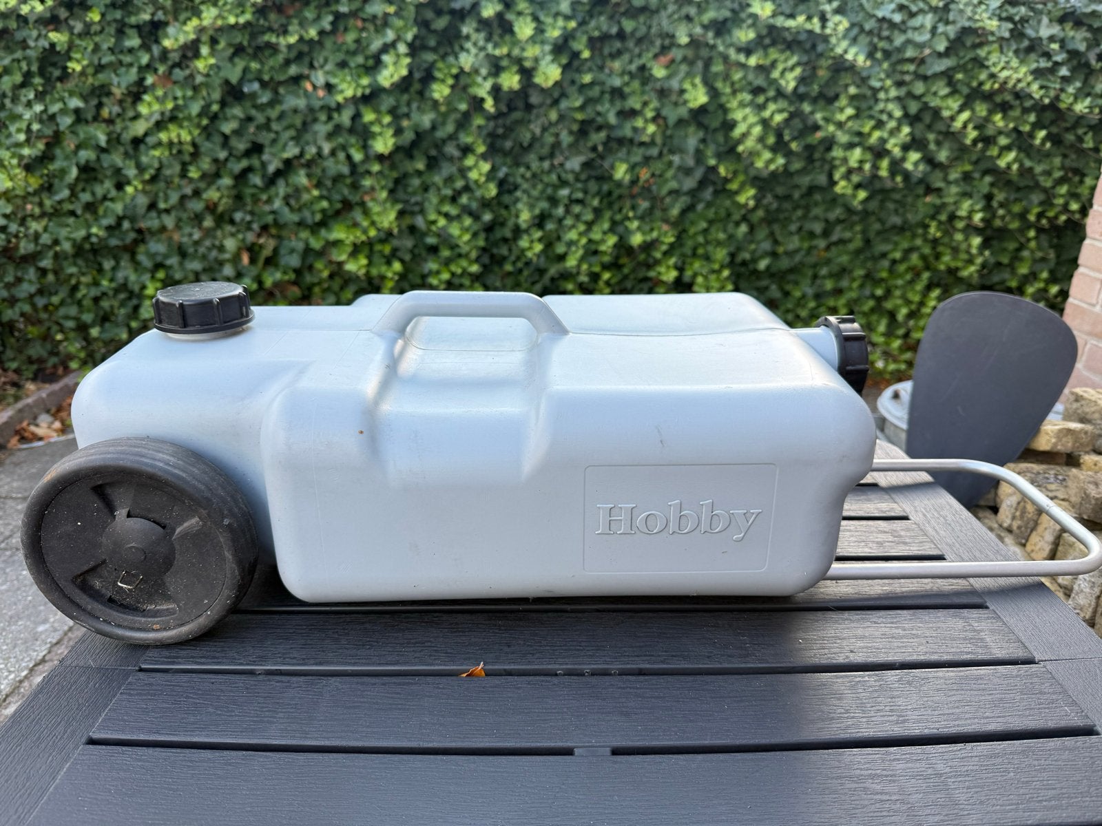 Hobby grijswatertank met wielen - 20L, Ophalen of Verzenden, Gebruikt