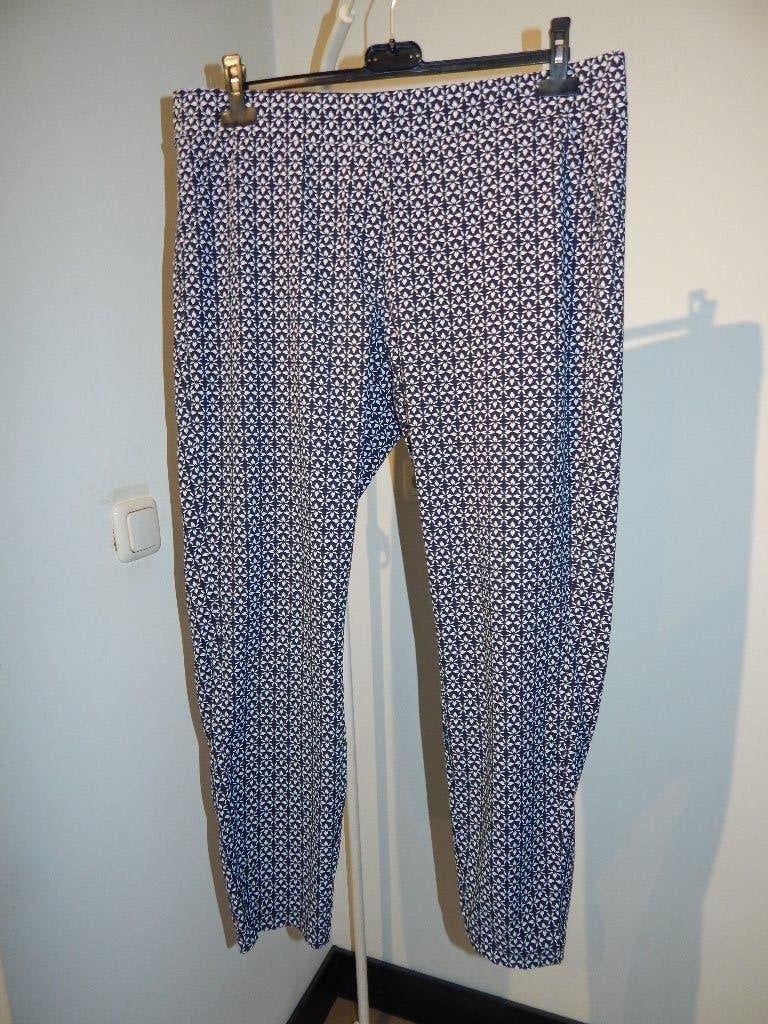 Studio Anneloes travel stof broek in printje maat XXL