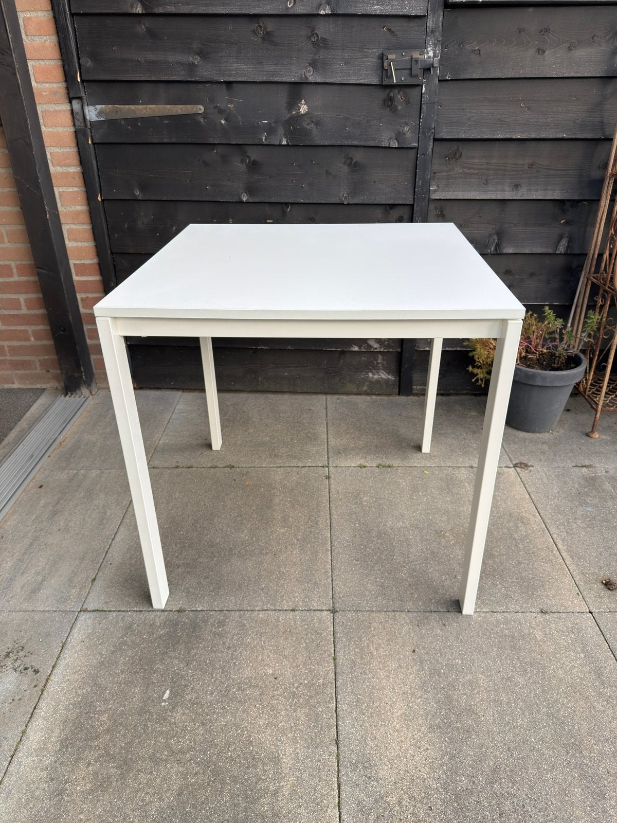 Ikea Melltorp tafel 75x75 student, Ophalen, 50 tot 100 cm, Vierkant, 50 tot 100 cm