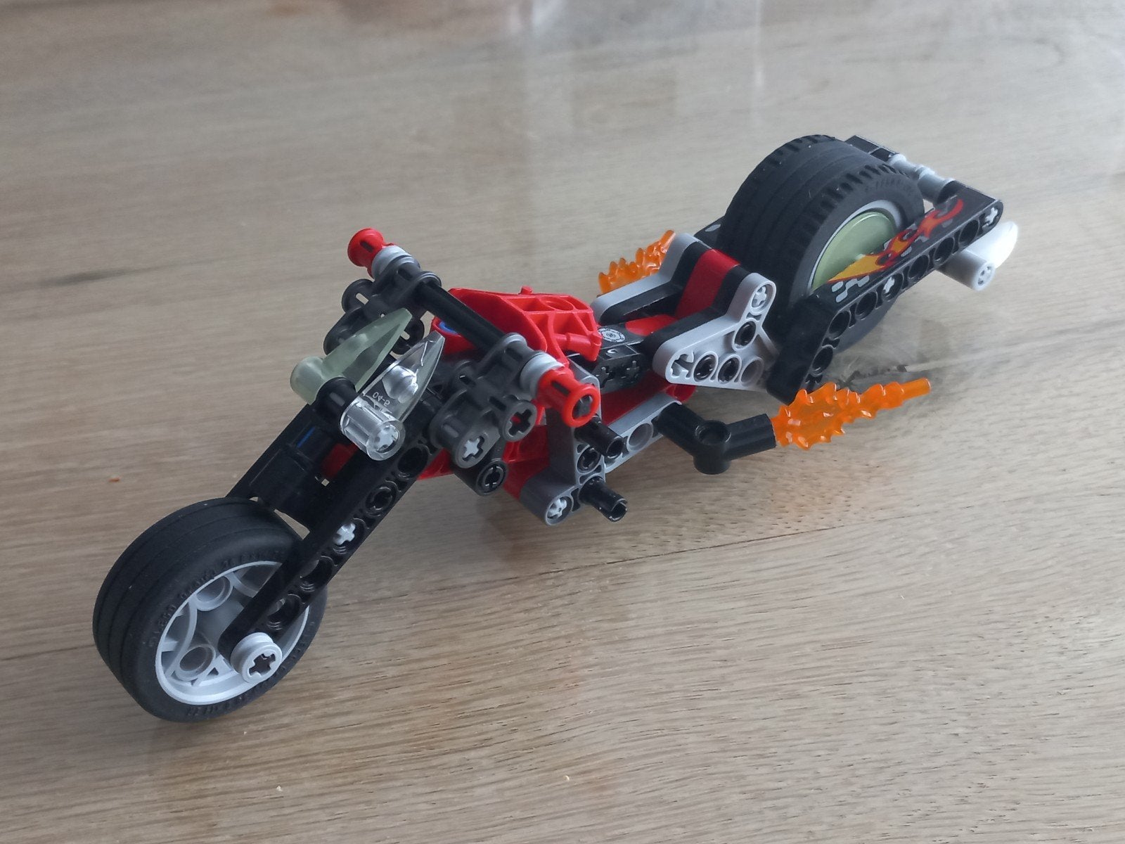 1x Lego Technic motorfiets, Ophalen of Verzenden, Zo goed als nieuw, Technic