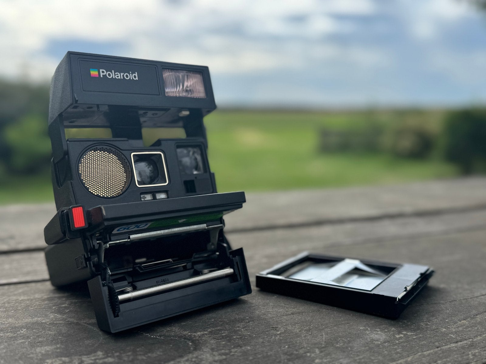 Polaroid Supercolor 670AF Instant Camera met tas, Audio, Tv en Foto, Ophalen of Verzenden, Gebruikt, Polaroid