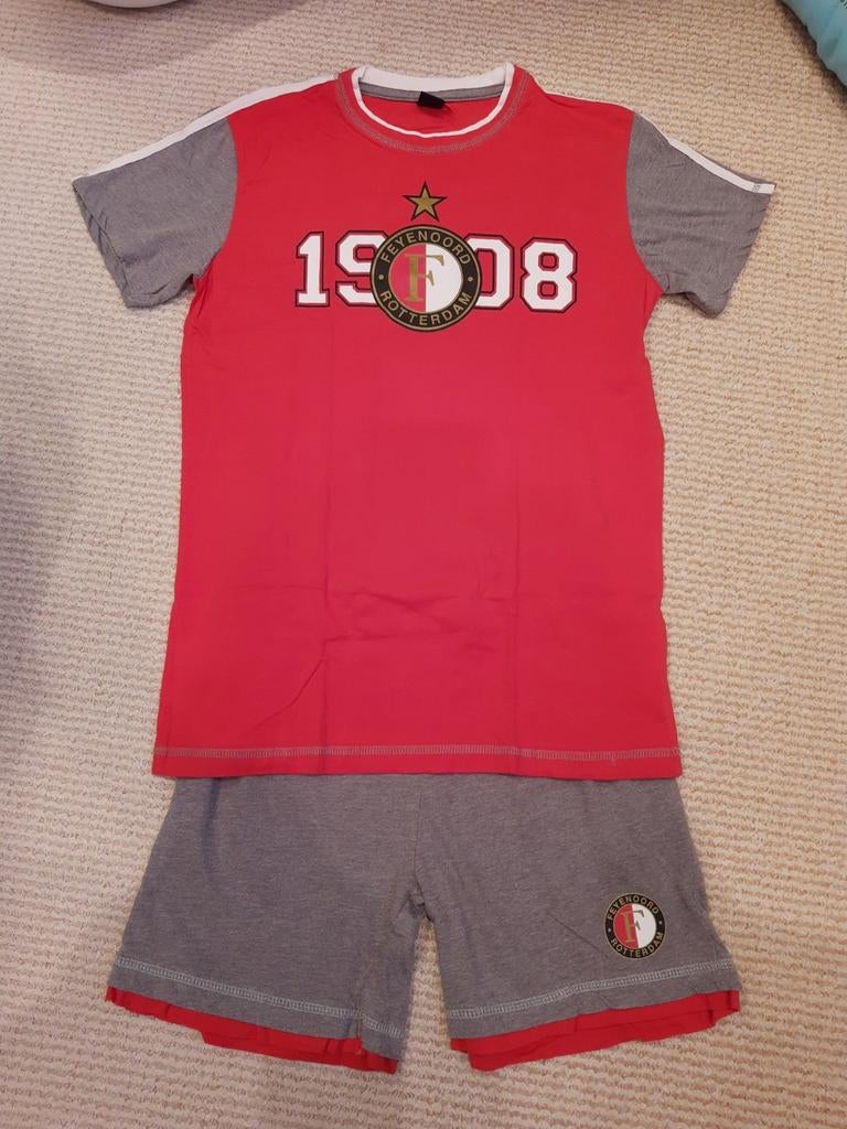 Feyenoord shortama - mt. 164, Kinderen en Baby's, Nacht- of Onderkleding, Ophalen of Verzenden, Zo goed als nieuw, Feyenoord