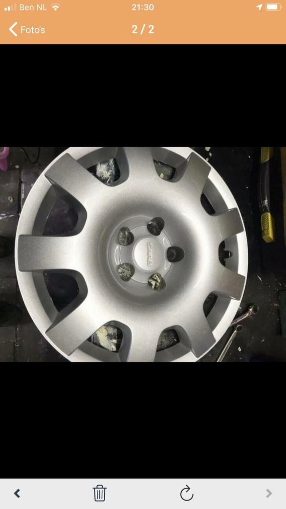 Saab wieldoppen NIEUW 17 inch, Ophalen of Verzenden, Nieuw