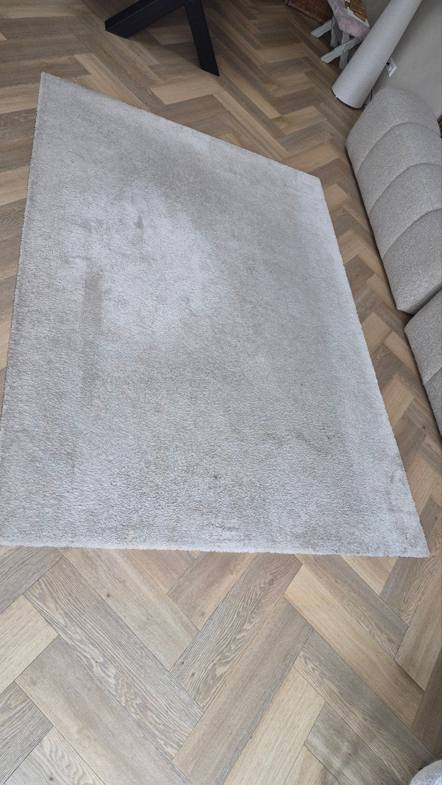 stoense vloerkleed ikea 170x240, Ophalen, Gebruikt, Beige, 150 tot 200 cm