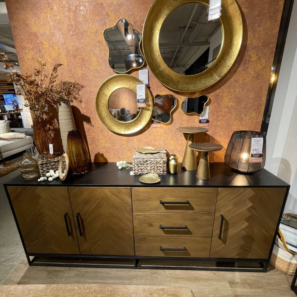 Dressoir Vinito - 200 cm - Pronto Wonen, Niet ingevuld, Niet ingevuld, Niet ingevuld