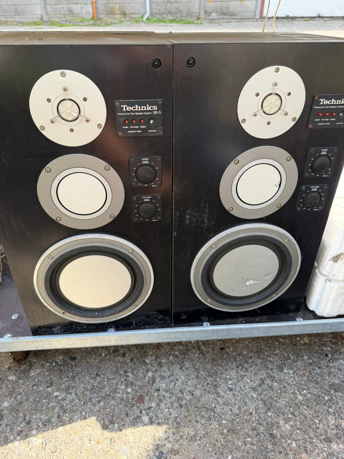 Technics SB-5 speakers, Ophalen, Zo goed als nieuw, Minder dan 60 watt, Overige merken