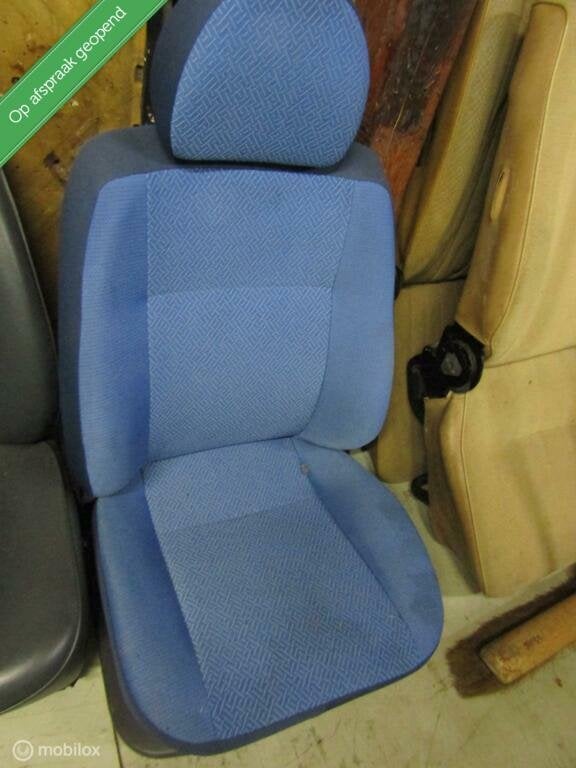 Stoel fiat doblo blauw, Auto-onderdelen, Interieur en Bekleding, Gebruikt, Fiat, Ophalen of Verzenden, Fiat